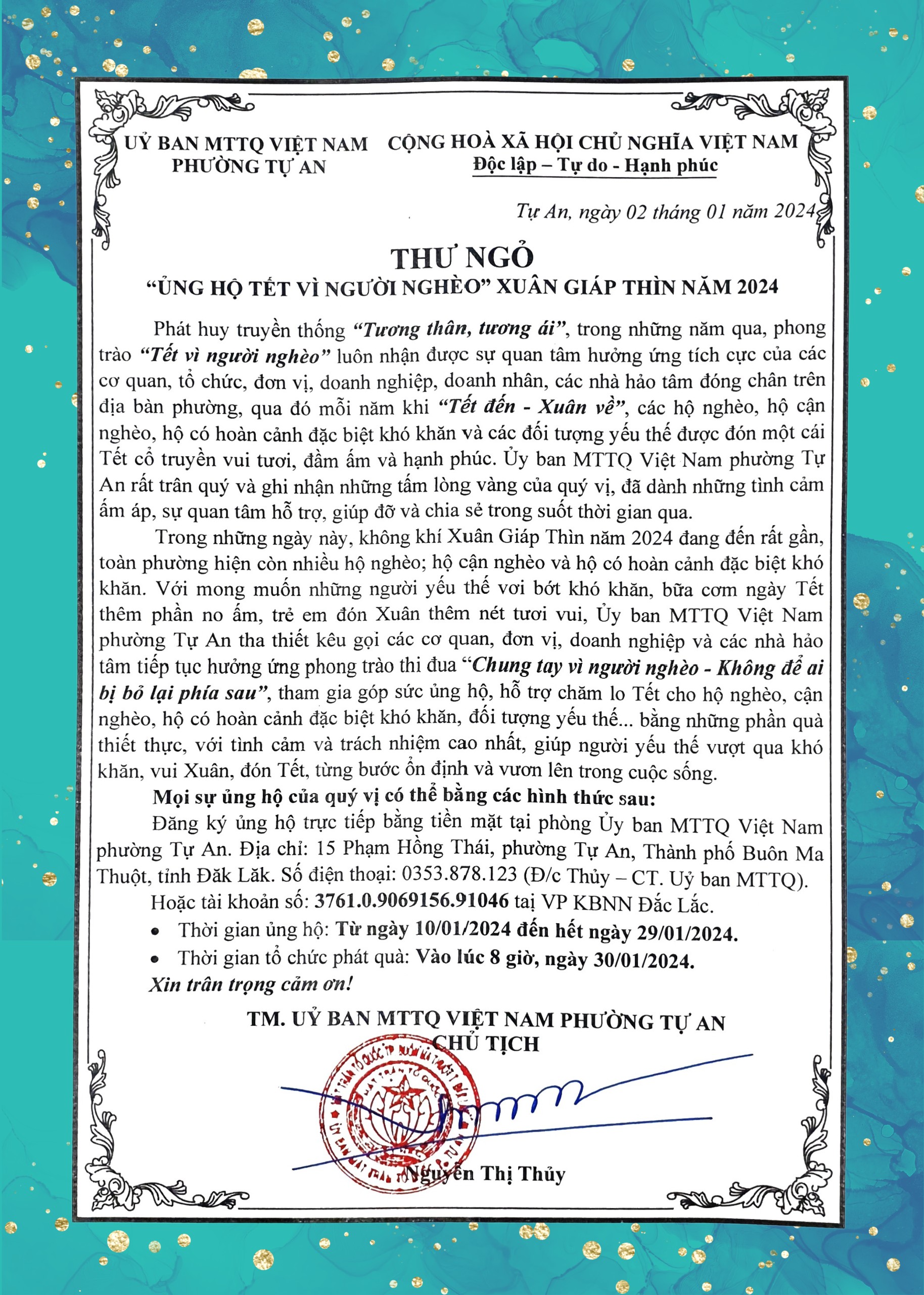 Thư kêu gọi